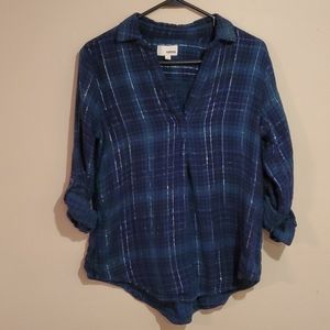 Long Sleeve Flannel Top